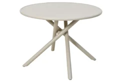 TABLE NEBULLIA RONDE ARGILE 4 PLACES