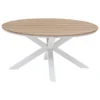 TABLE ORIENGO RONDE ACACIA BLANC 4 PLACES