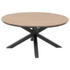 TABLE ORIENGO RONDE ACACIA GRAPHITE 4 PLACES