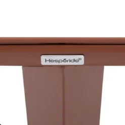 TABLE ORYON RONDE ACAJOU 6 PLACES