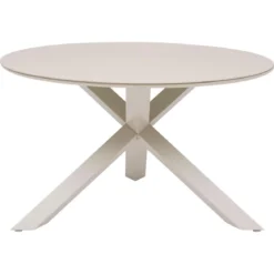 TABLE ORYON RONDE ARGILE 6 PLACES