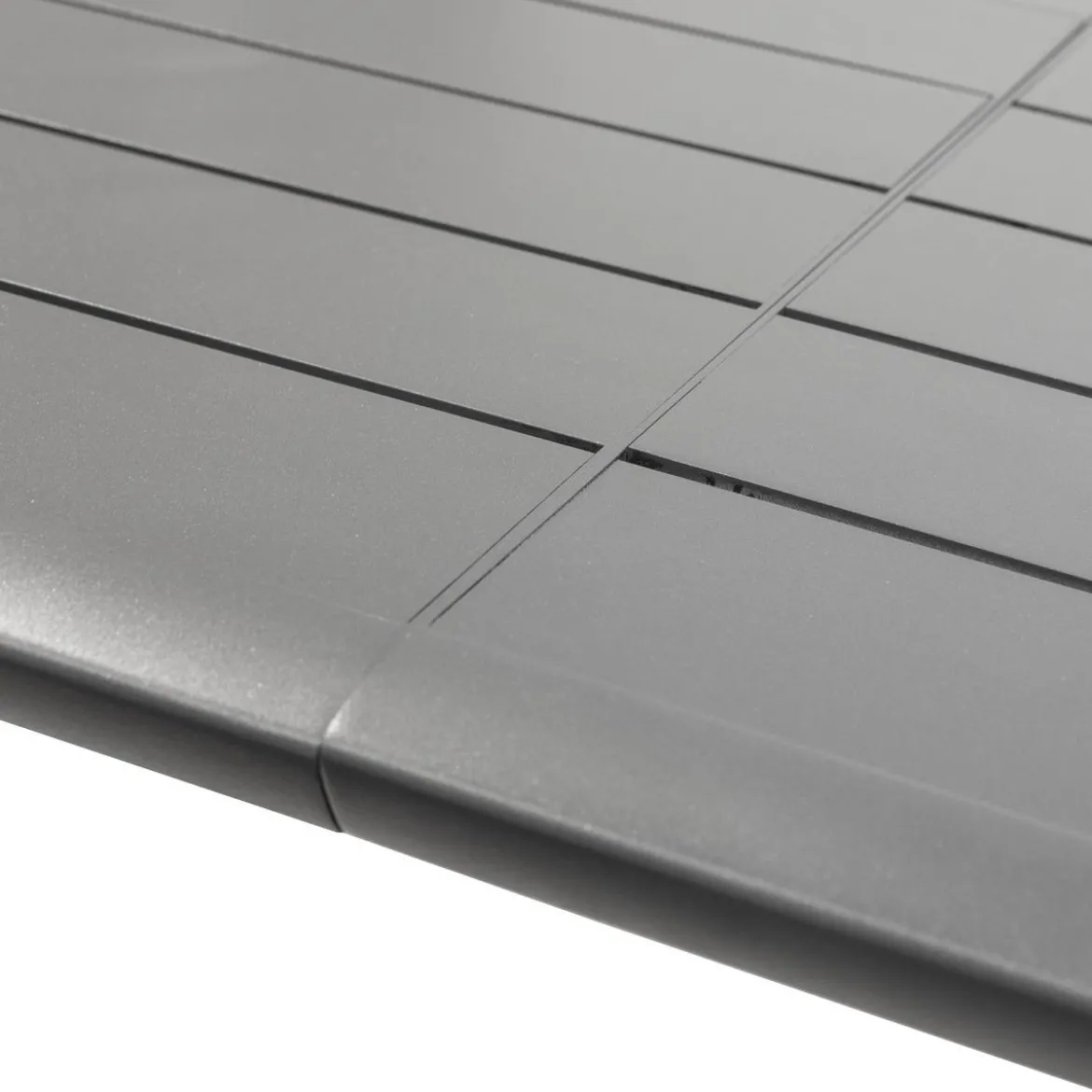 TABLE PAVANE EXTENSIBLE ALUMINIUM GRAPHITE 10 PLACES