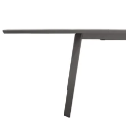 TABLE PAVANE EXTENSIBLE ALUMINIUM GRAPHITE 10 PLACES
