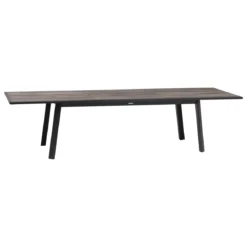 TABLE PAVANE EXTENSIBLE PECAN 12 PLACES