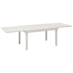 TABLE PIAZZA EXTENSIBLE ALUMINIUM ARGILE 10 PLACES