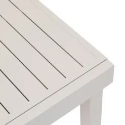TABLE PIAZZA EXTENSIBLE ALUMINIUM ARGILE 10 PLACES