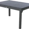TABLE PIAZZA EXTENSIBLE ALUMINIUM GRAPHITE 10 PLACES