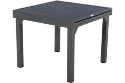 TABLE PIAZZA EXTENSIBLE ALUMINIUM GRAPHITE 8 PLACES