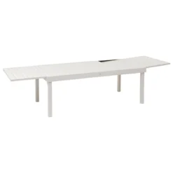TABLE PIAZZA EXTENSIBLE ALUMINIUM ARGILE 12 PLACES