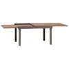 TABLE PIAZZA EXTENSIBLE ALUMINIUM HOUBLON 10 PLACES