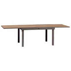 TABLE PIAZZA EXTENSIBLE ALUMINIUM HOUBLON 10 PLACES