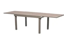TABLE PIAZZA EXTENSIBLE VERRE IMPRIME CAFE 10 PLACES