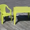 TABLE PLASTIQUE BEBE VERT