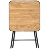 TABLE PLIANTE METAL MELAMINE D.60X60CM