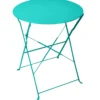 TABLE RONDE PLIANTE CAMARGUE BLEU OCEAN