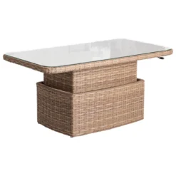TABLE SALON RELEVABLE MOOREA RECTANGLE SAVANA