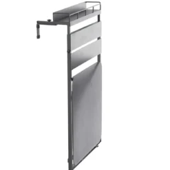 TABLETTE FIRA ALUMINIUM PLIANTE GRAPHITE 2 PLACES