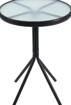 TABLE VERRE RONDE BISTROT D.50CM