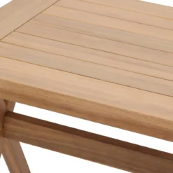 TABLE XENIA FIXE CARRE ACACIA 2 PLACES