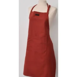 TABLIER DE CUISINE CHEF 65X80CM COTON TERRACOTTA