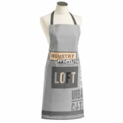 TABLIER 60X84CM COTONLOFT URBAIN GRIS