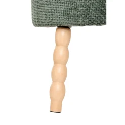 TABOURET APPOINT CHENILLE SPOLO CEDRE
