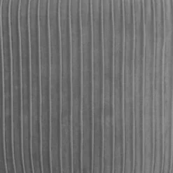 TABOURET APPOINT VELOURS SOLARO GRIS