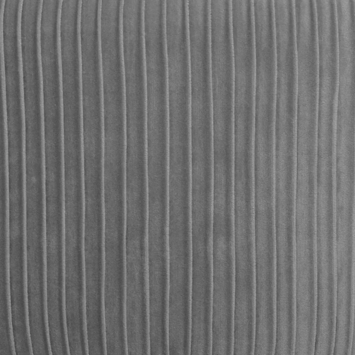 TABOURET APPOINT VELOURS SOLARO GRIS