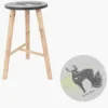 TABOURET CERF 27.5X51CM M2