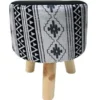 TABOURET 32 CMXHT 36 CM FILS COUPES IMPRIME INCA