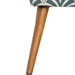 TABOURET D APPOINT CHIARA BLEU ET BLANC