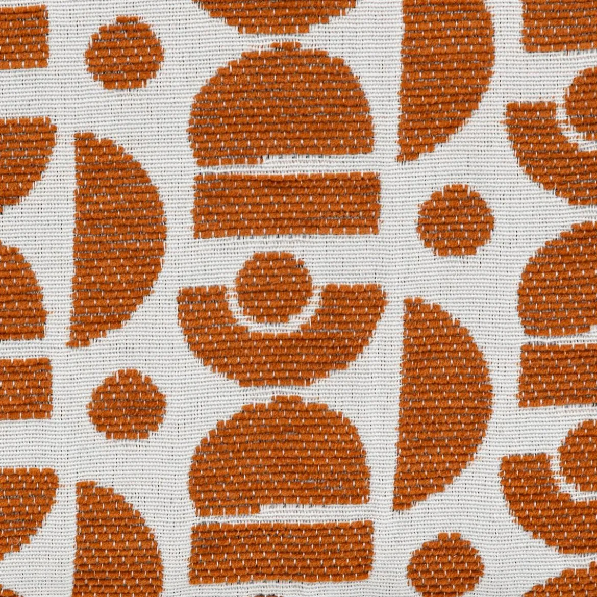 TABOURET D APPOINT CHIARA CHENILLE JACQUARD OCRE