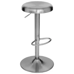 TABOURET DE BAR ILSA HAUTEUR AJUSTABLE CHROME