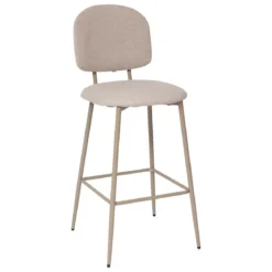 TABOURET DE  BAR KAMILI BEIGE