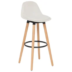 TABOURET DE BAR MAXON BLANC H.92.5CM