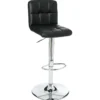 TABOURET DE BAR NOIR DELEK