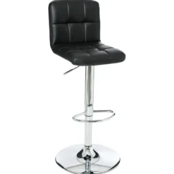 TABOURET DE BAR NOIR DELEK