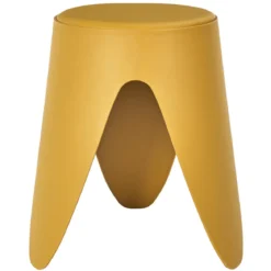 TABOURET EVE JAUNE MOUTARDE