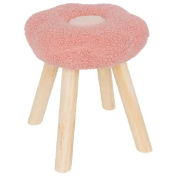 TABOURET FLEUR BOUCLETTE H.26CM