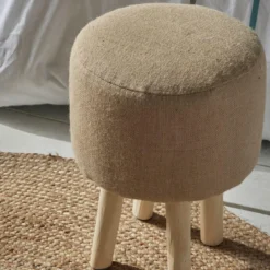 TABOURET JUTE 35X35X40CM