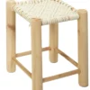 TABOURET MACRAME 30X30X35CM