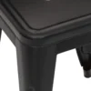 TABOURET METAL NIKO NOIR