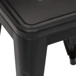 TABOURET METAL NIKO NOIR