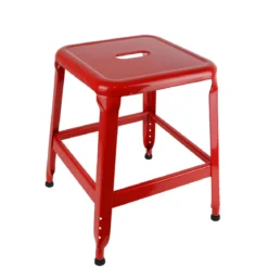 TABOURET METAL ROUGE PM M4