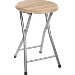 TABOURET PLIANT ASSISE MDF BOIS