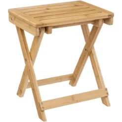 TABOURET PLIANT BAMBOU