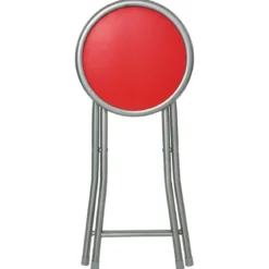 TABOURET PLIANT BASIC ROUGE