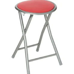TABOURET PLIANT BASIC ROUGE
