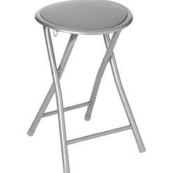TABOURET PLIANT TREND GRIS