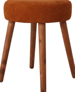 TABOURET 35X45CM RUST MARRON